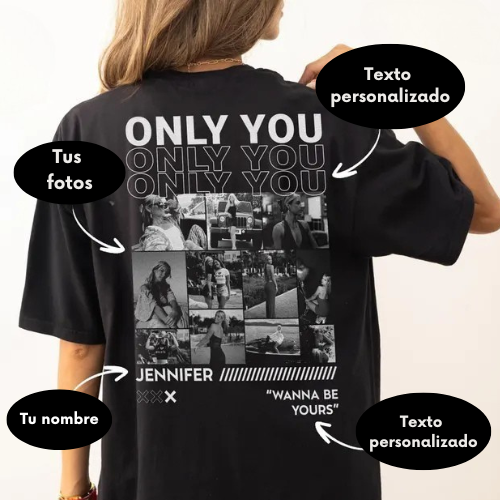 Camisetas GIRLFRIEND/ ONLY YOU personalizada
